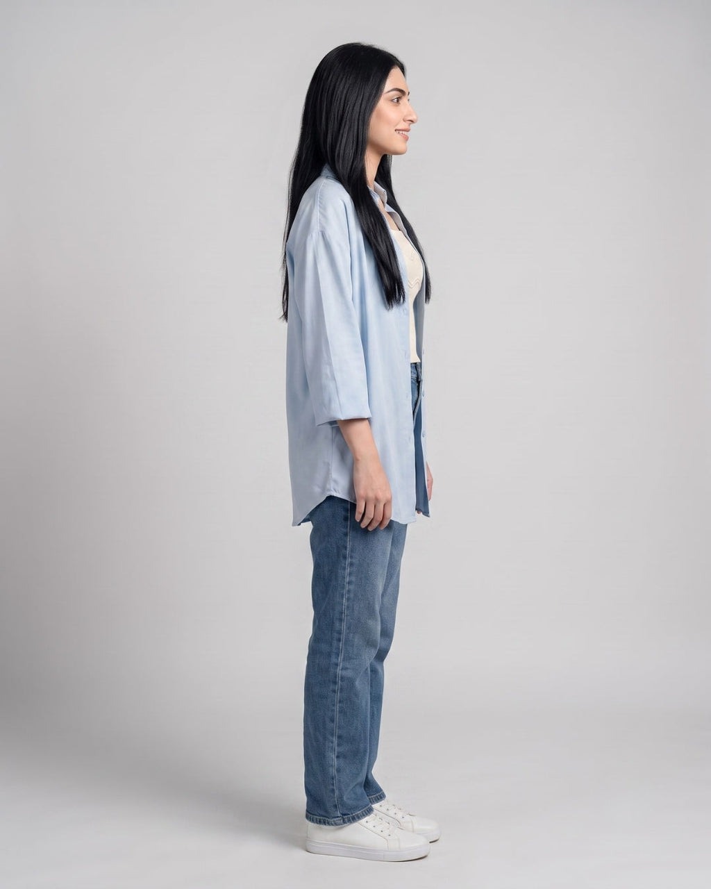 Relaxed Fit Button-Down Overshirt