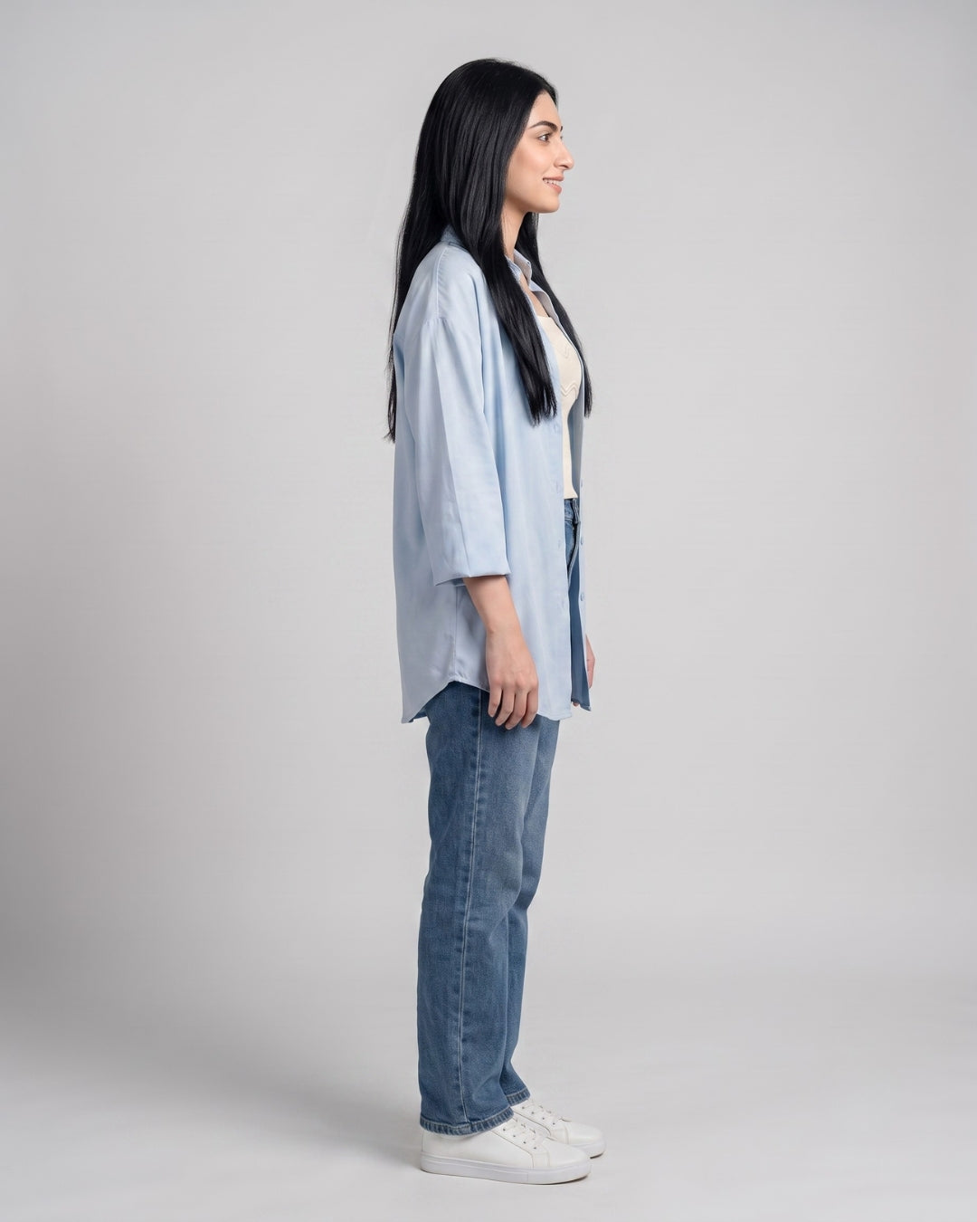 Relaxed Fit Button-Down Overshirt