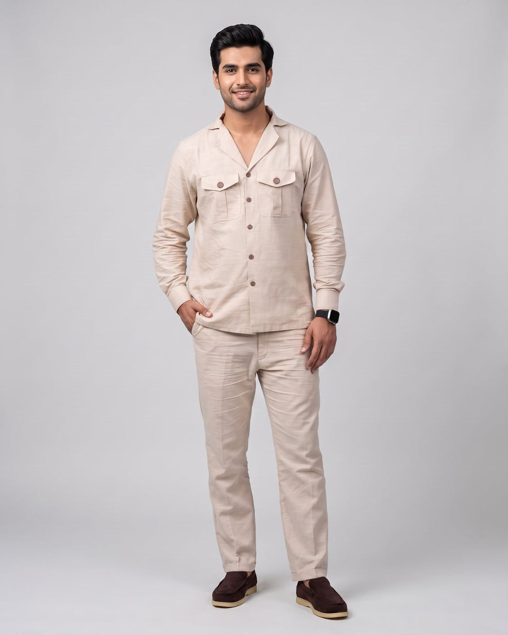 Men's Utility Shirt and Trouser Set