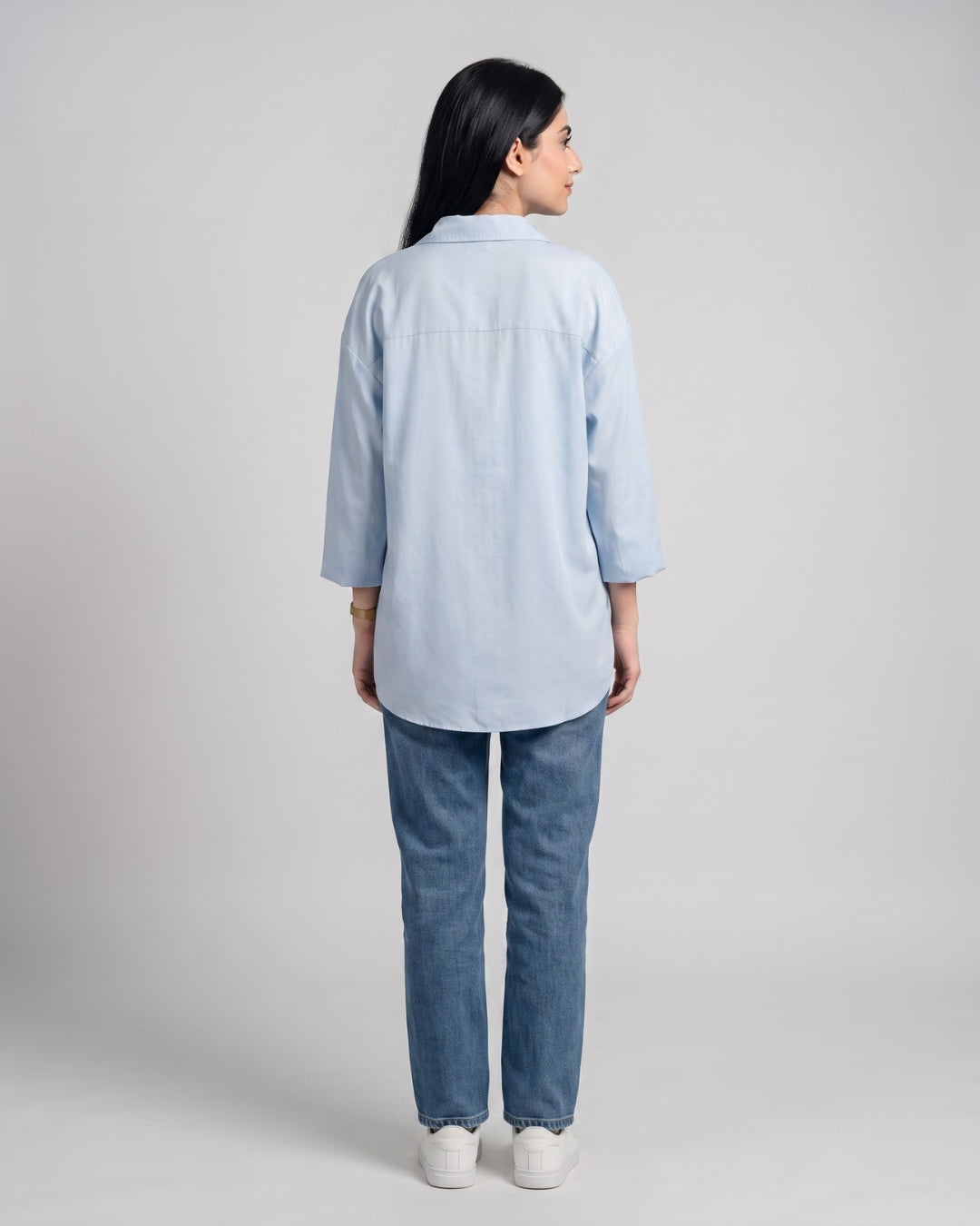 Relaxed Fit Button-Down Overshirt