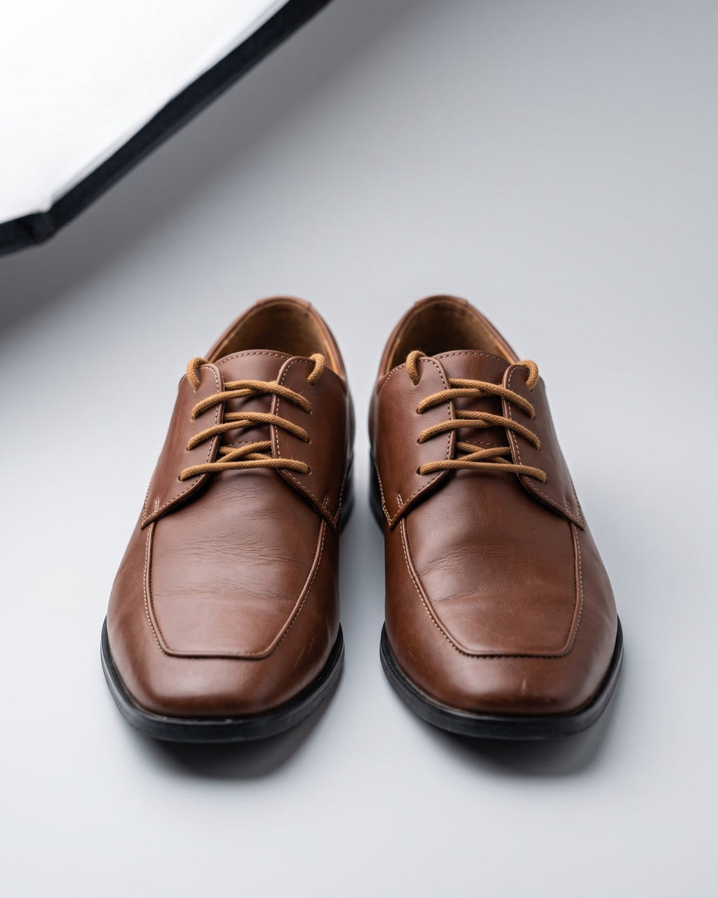 Classic Brown Moc-Toe Lace-Up