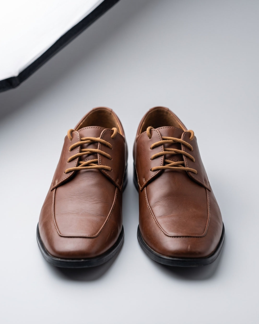 Classic Brown Moc-Toe Lace-Up