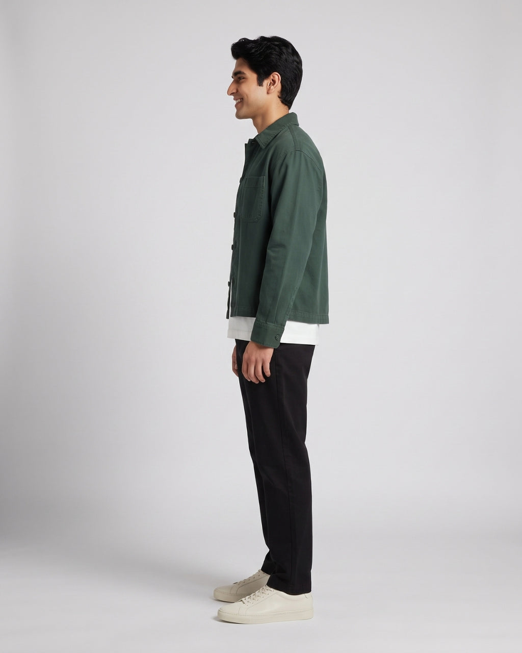 Classic Forest Green Casual Shirt