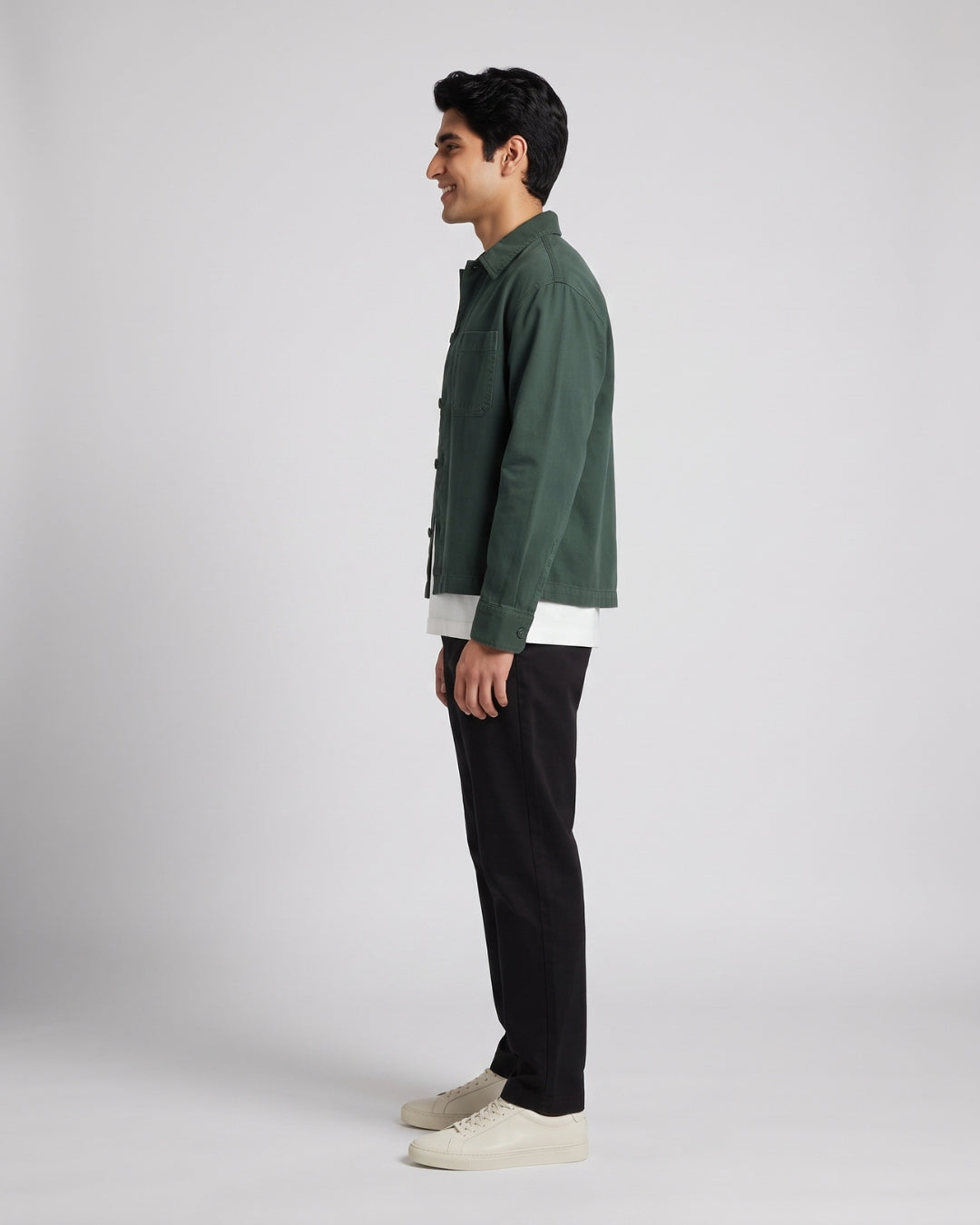 Classic Forest Green Casual Shirt