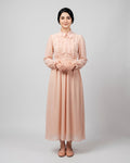 Vintage Ruffle Maxi Dress