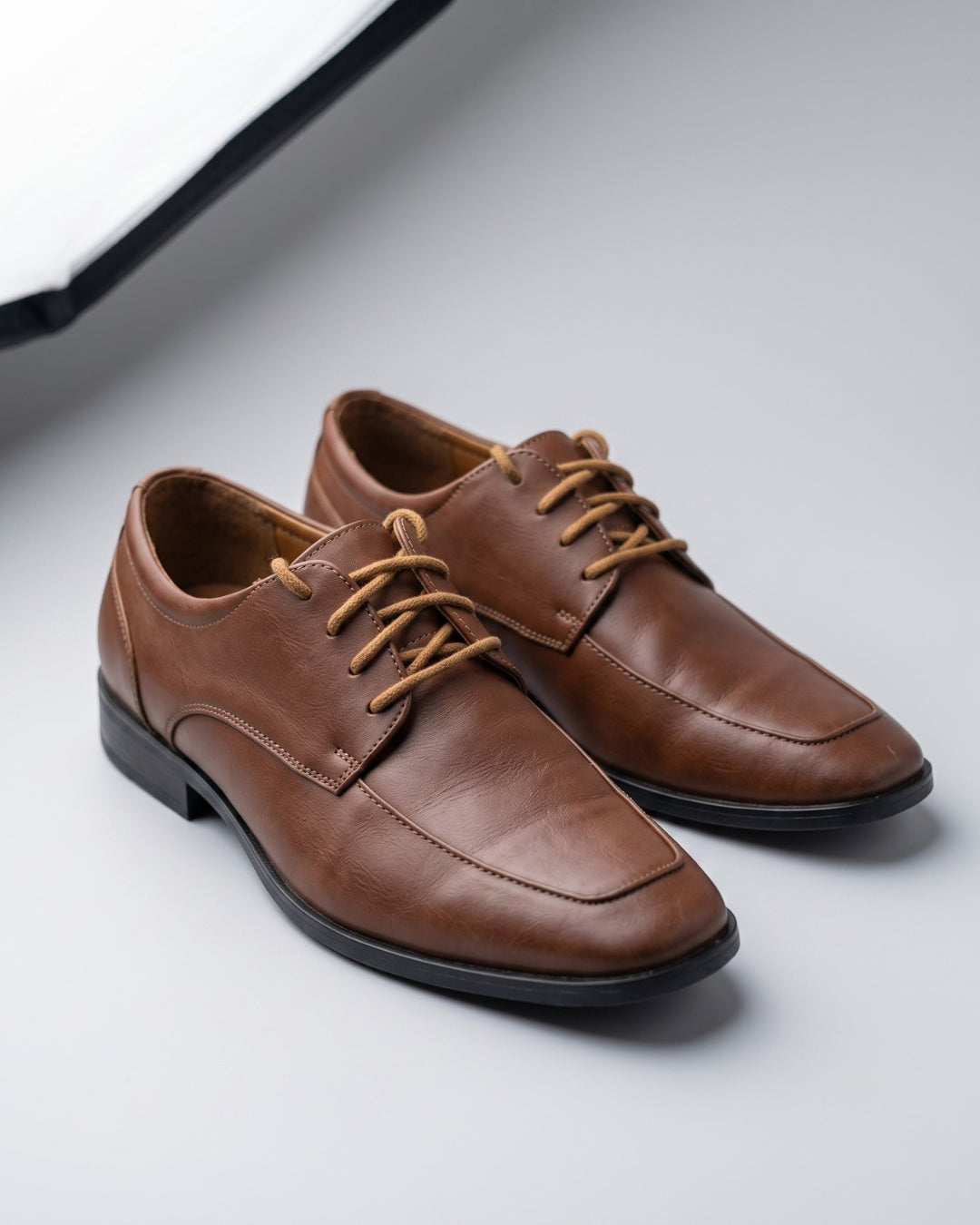 Classic Brown Moc-Toe Lace-Up