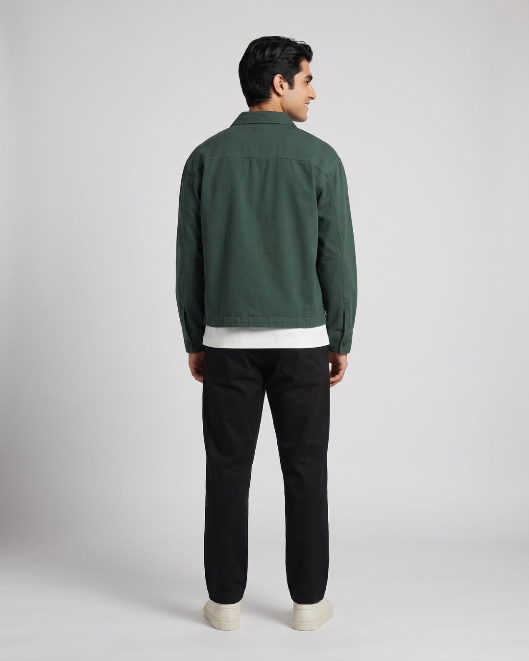 Classic Forest Green Casual Shirt