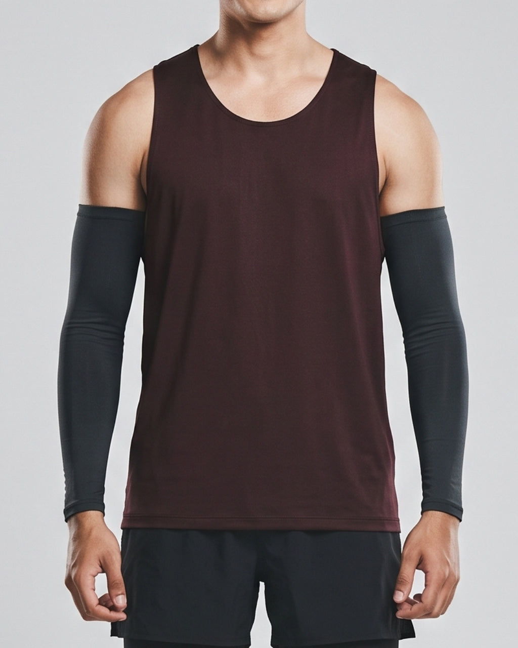 Classic Maroon Athletic Tank Top