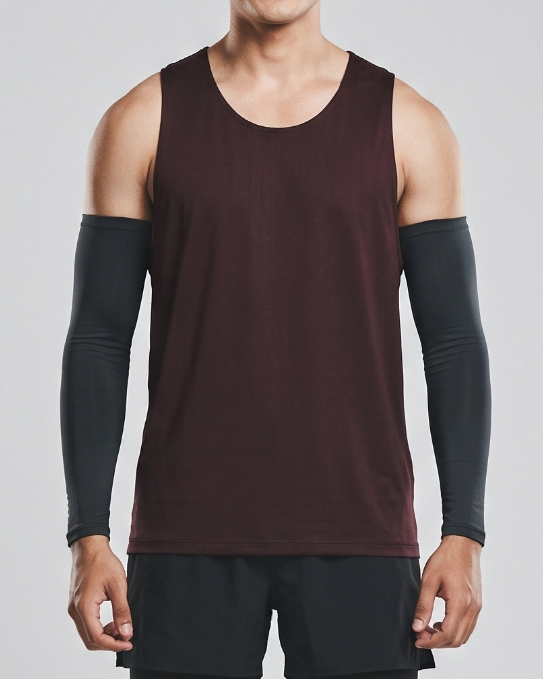 Classic Maroon Athletic Tank Top