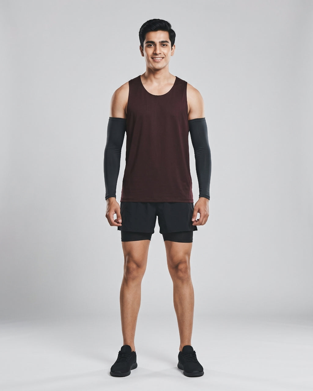 Classic Maroon Athletic Tank Top