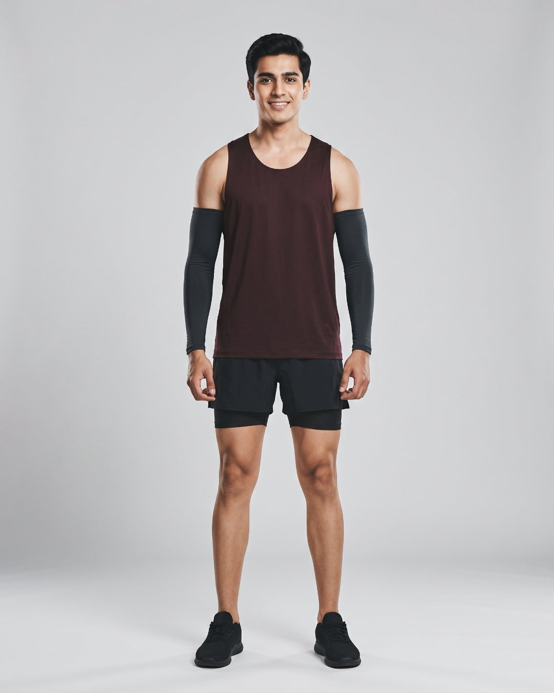 Classic Maroon Athletic Tank Top