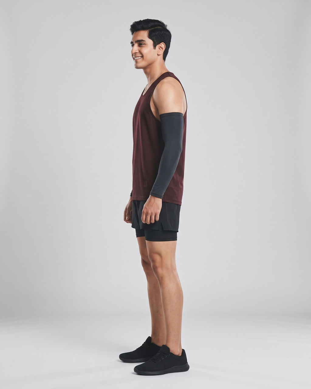 Classic Maroon Athletic Tank Top