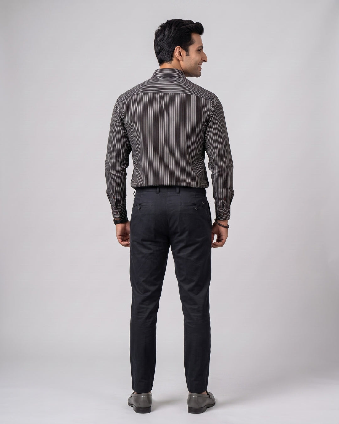 Classic Pinstripe Dress Shirt