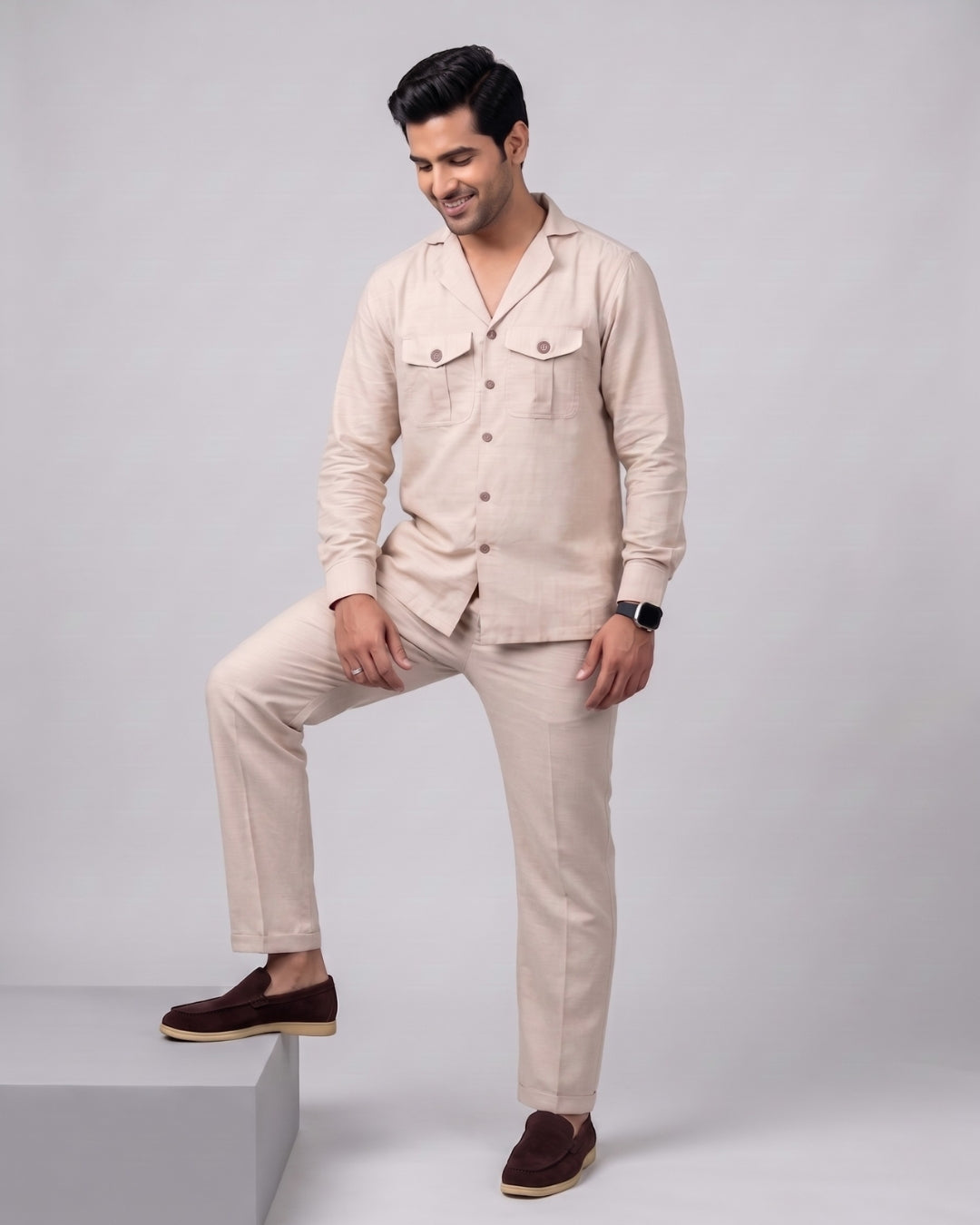 Men's Utility Shirt and Trouser Set