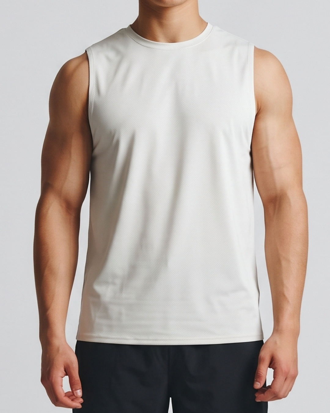Classic Off-White Athletic Tank Top