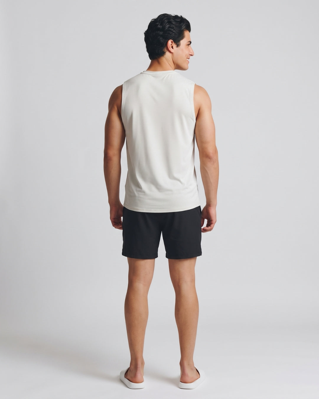 Classic Off-White Athletic Tank Top