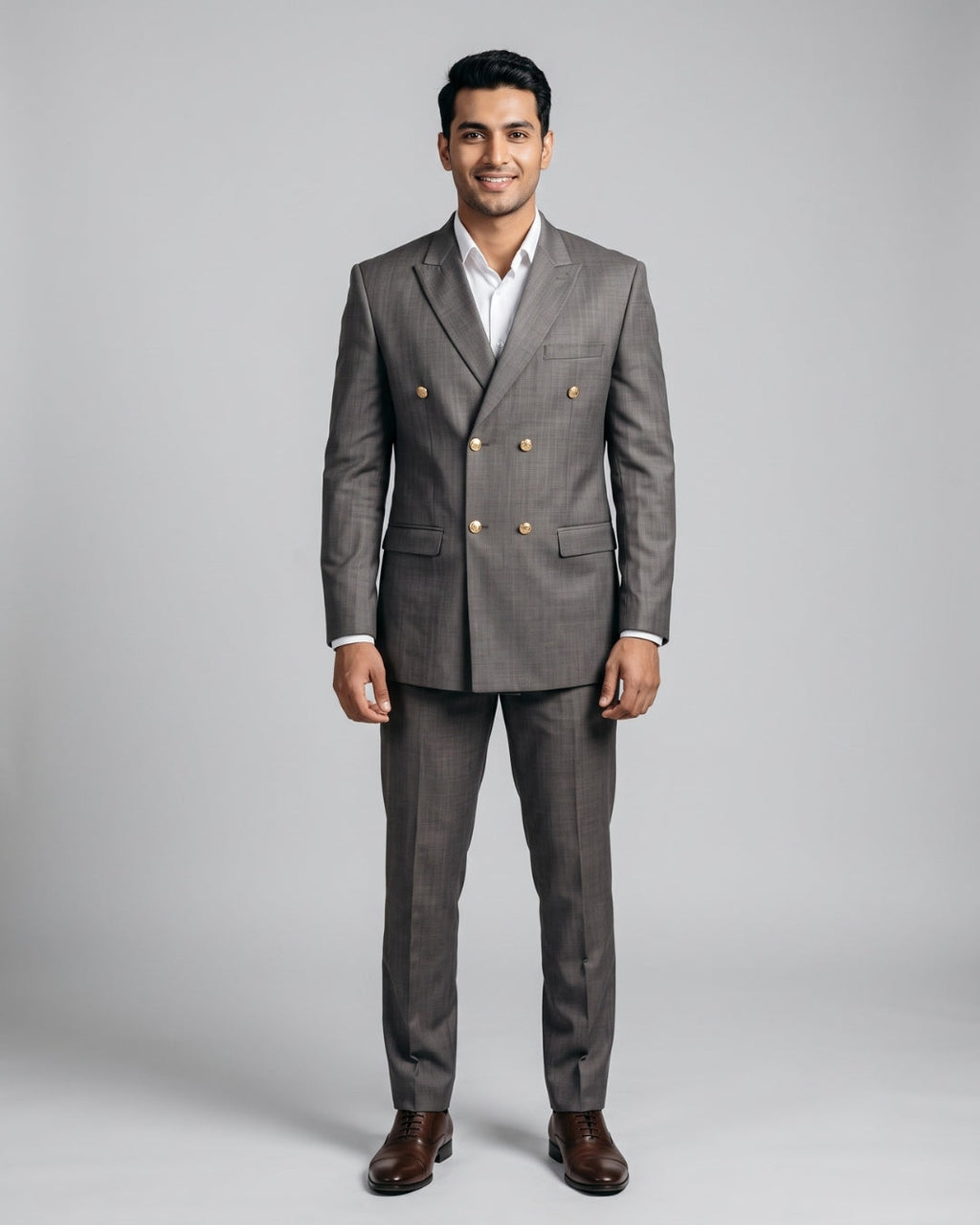 Double-Breasted 3-Piece Suit