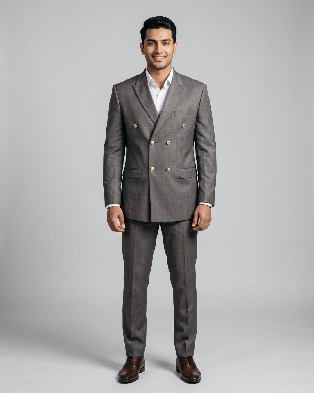 Double-Breasted 3-Piece Suit