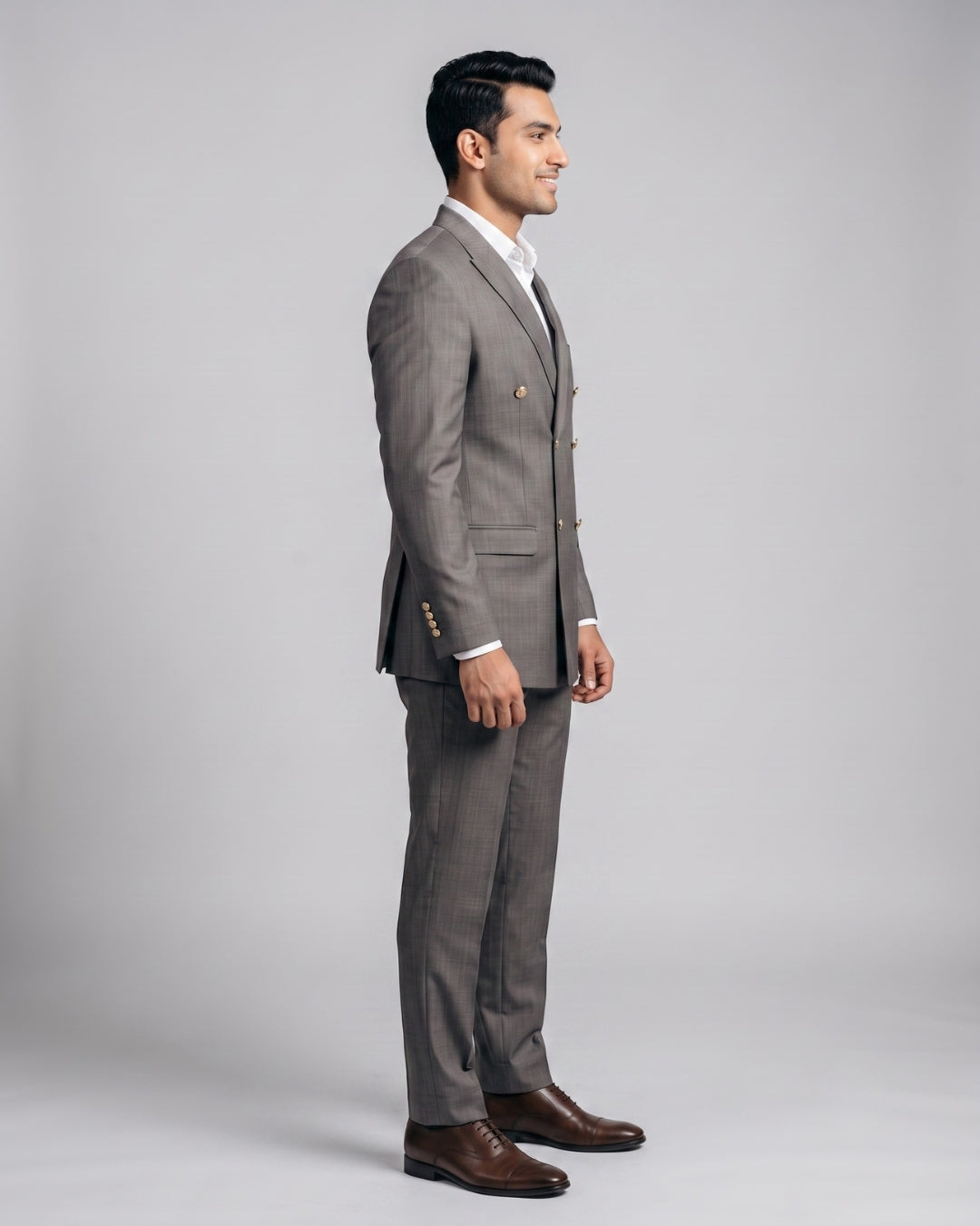 Double-Breasted 3-Piece Suit