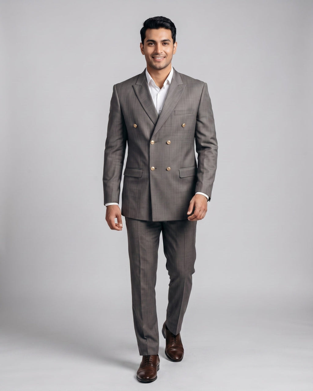 Double-Breasted 3-Piece Suit