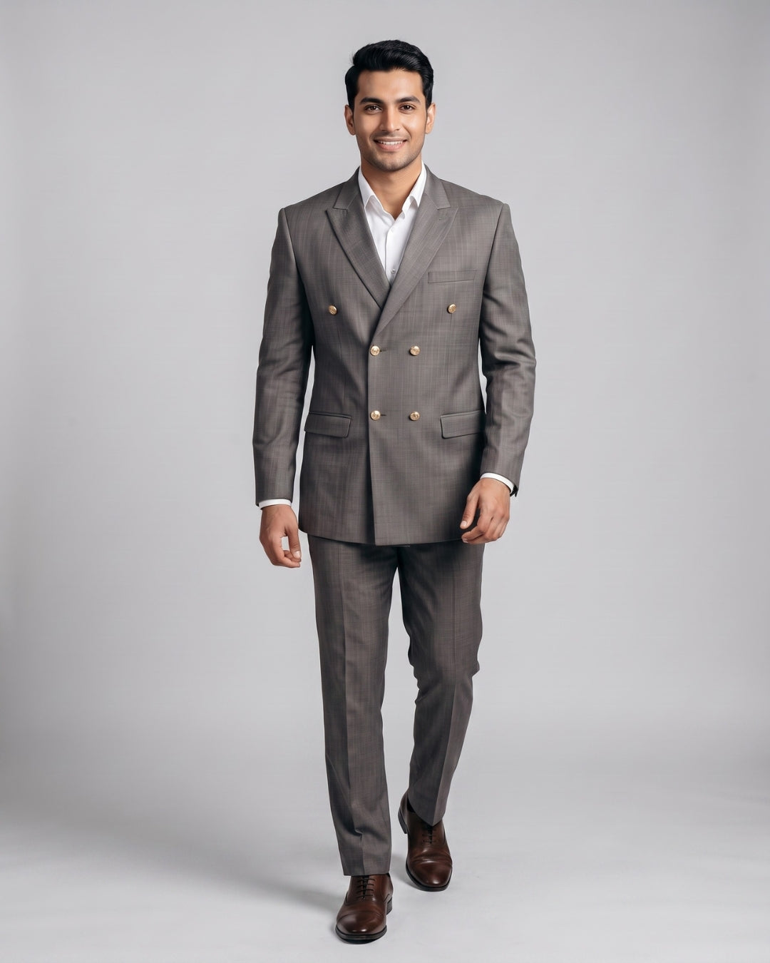 Double-Breasted 3-Piece Suit
