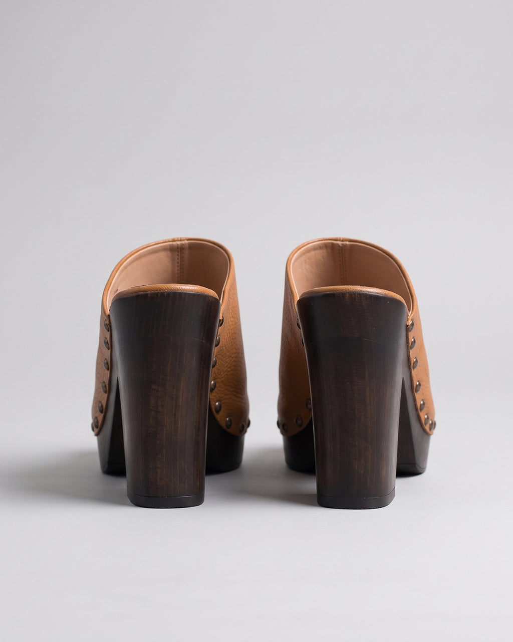Classic Studded Leather Mules