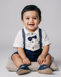 Infant Bow Tie Suspender Set