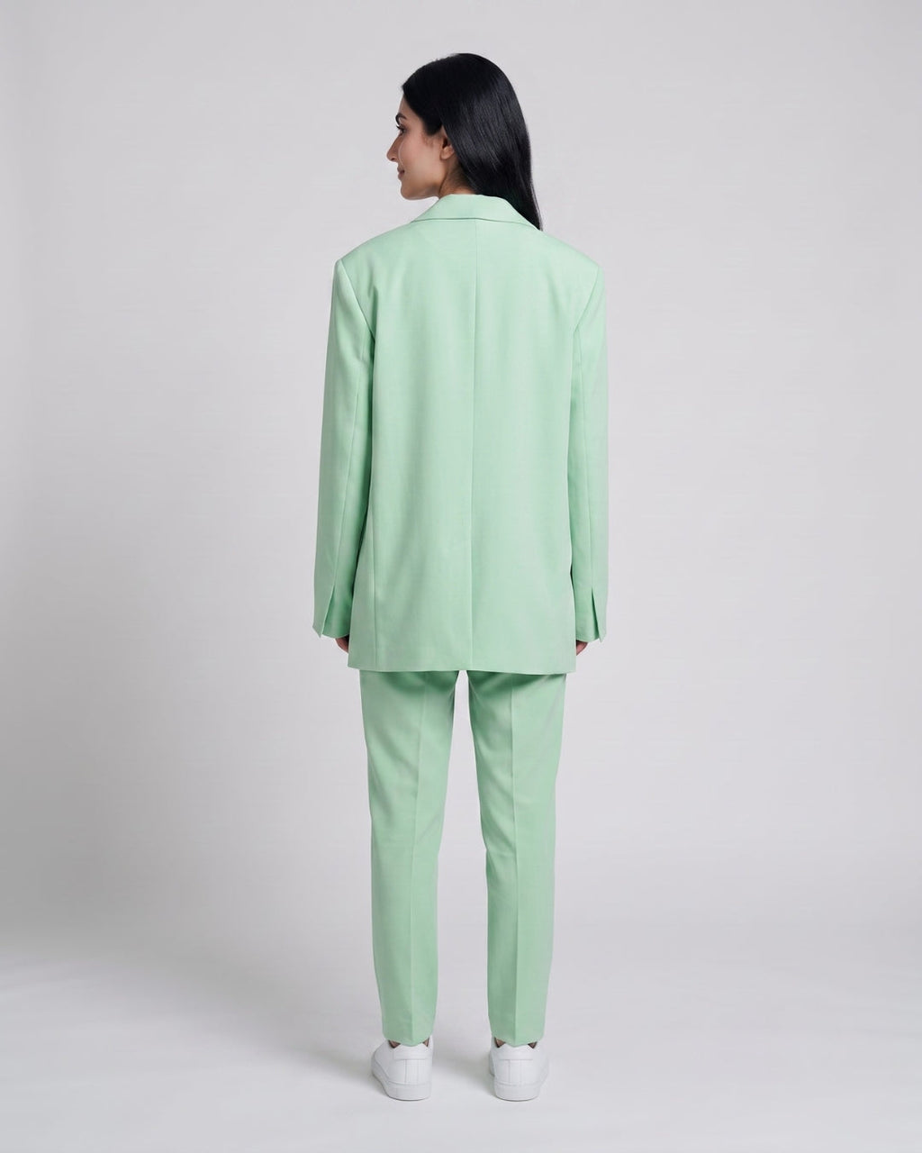 Women's Relaxed Mint 3-Piece Suit