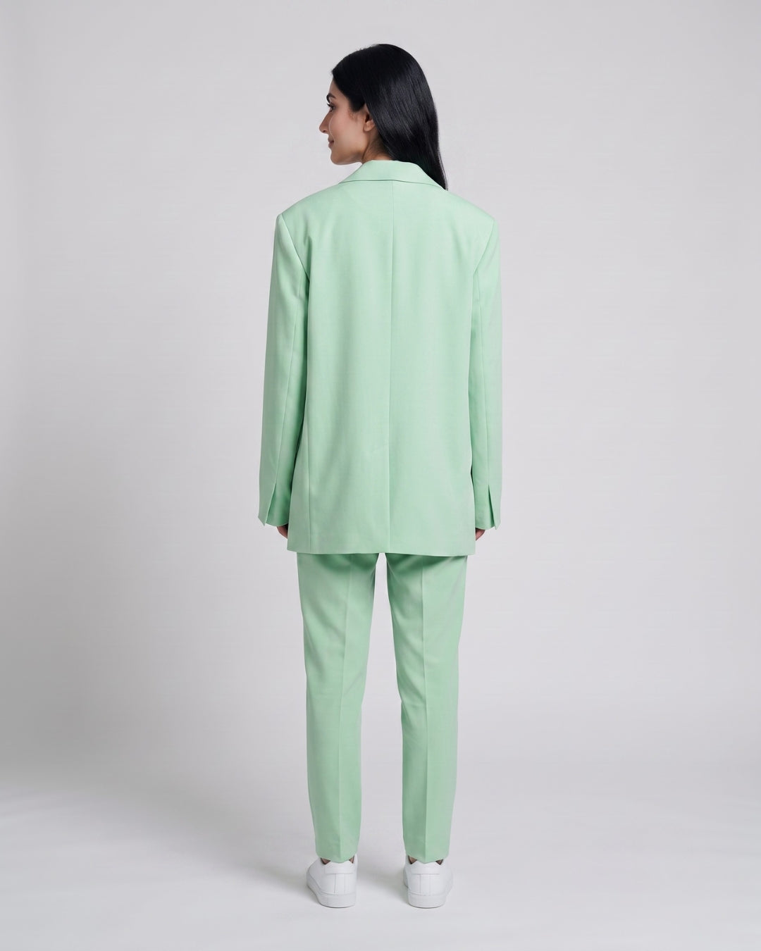 Women's Relaxed Mint 3-Piece Suit