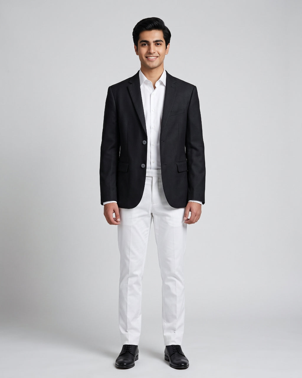 Everyday Black Two-Button Blazer