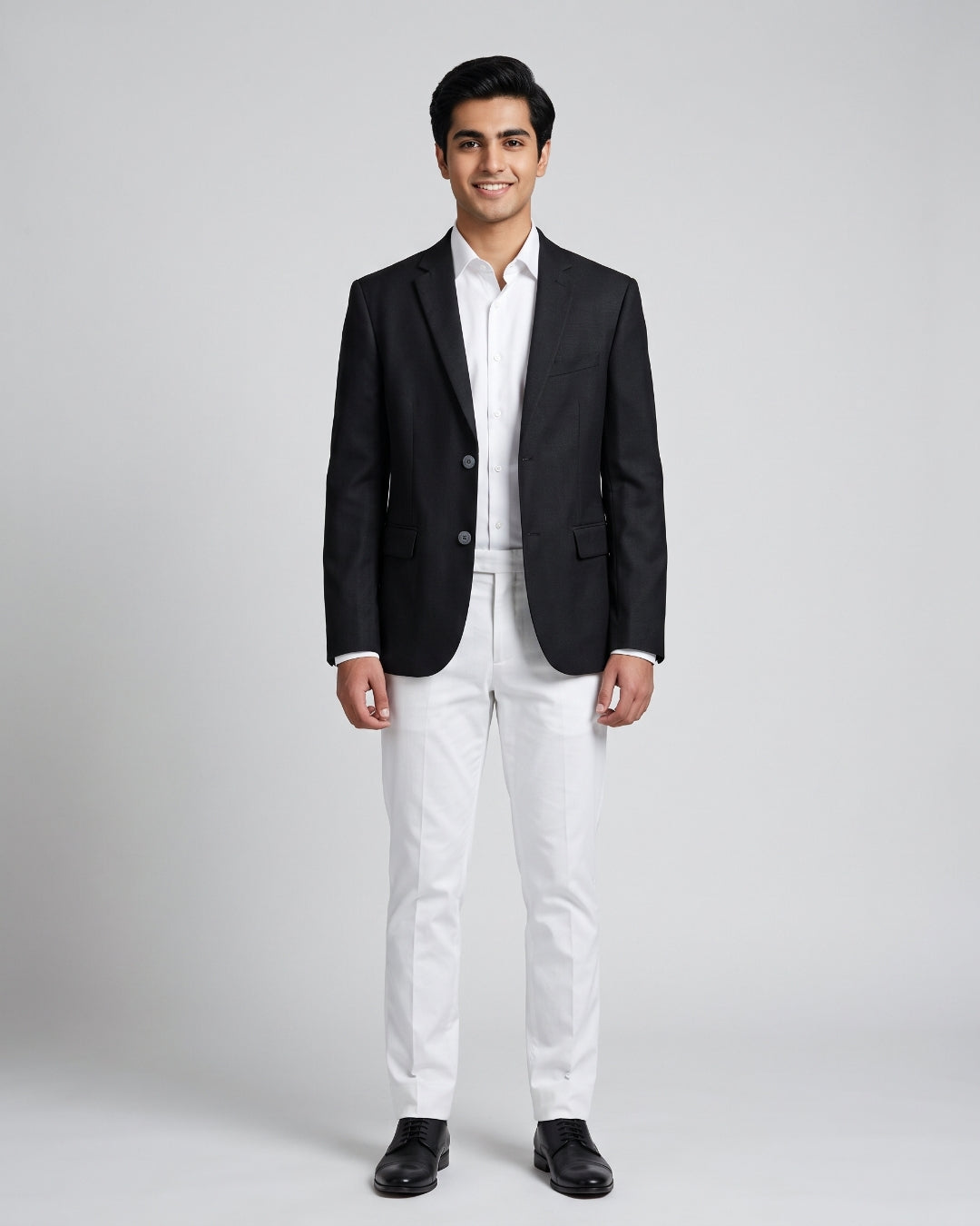 Everyday Black Two-Button Blazer