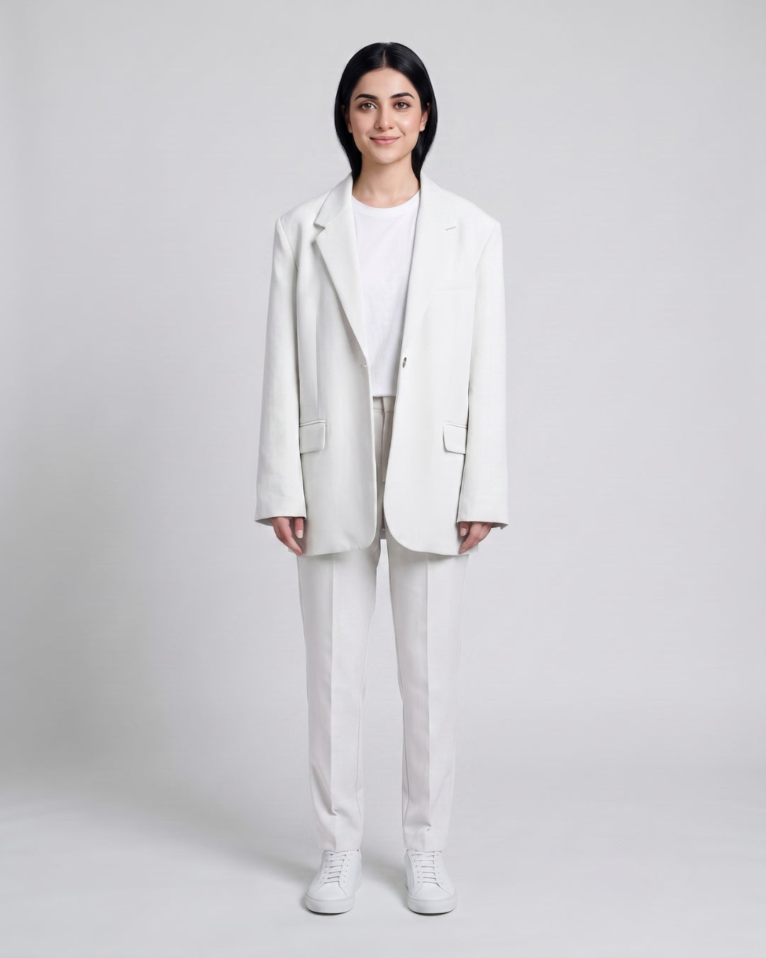 Women's Relaxed Mint 3-Piece Suit