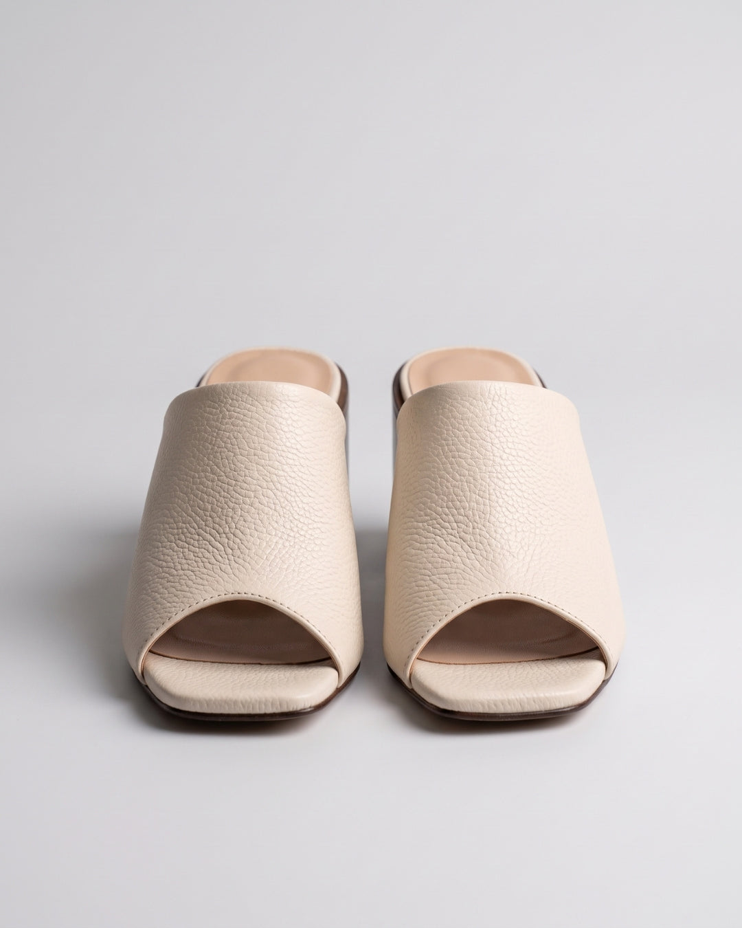 Relaxed Fit Peep-Toe Sandals
