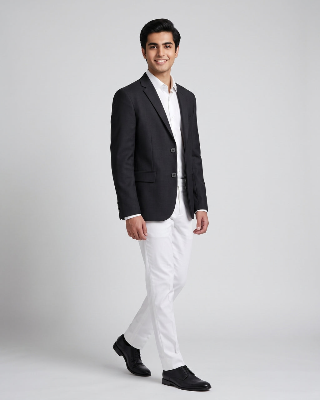 Everyday Black Two-Button Blazer
