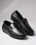 Classic Black Slip-On Moccasin