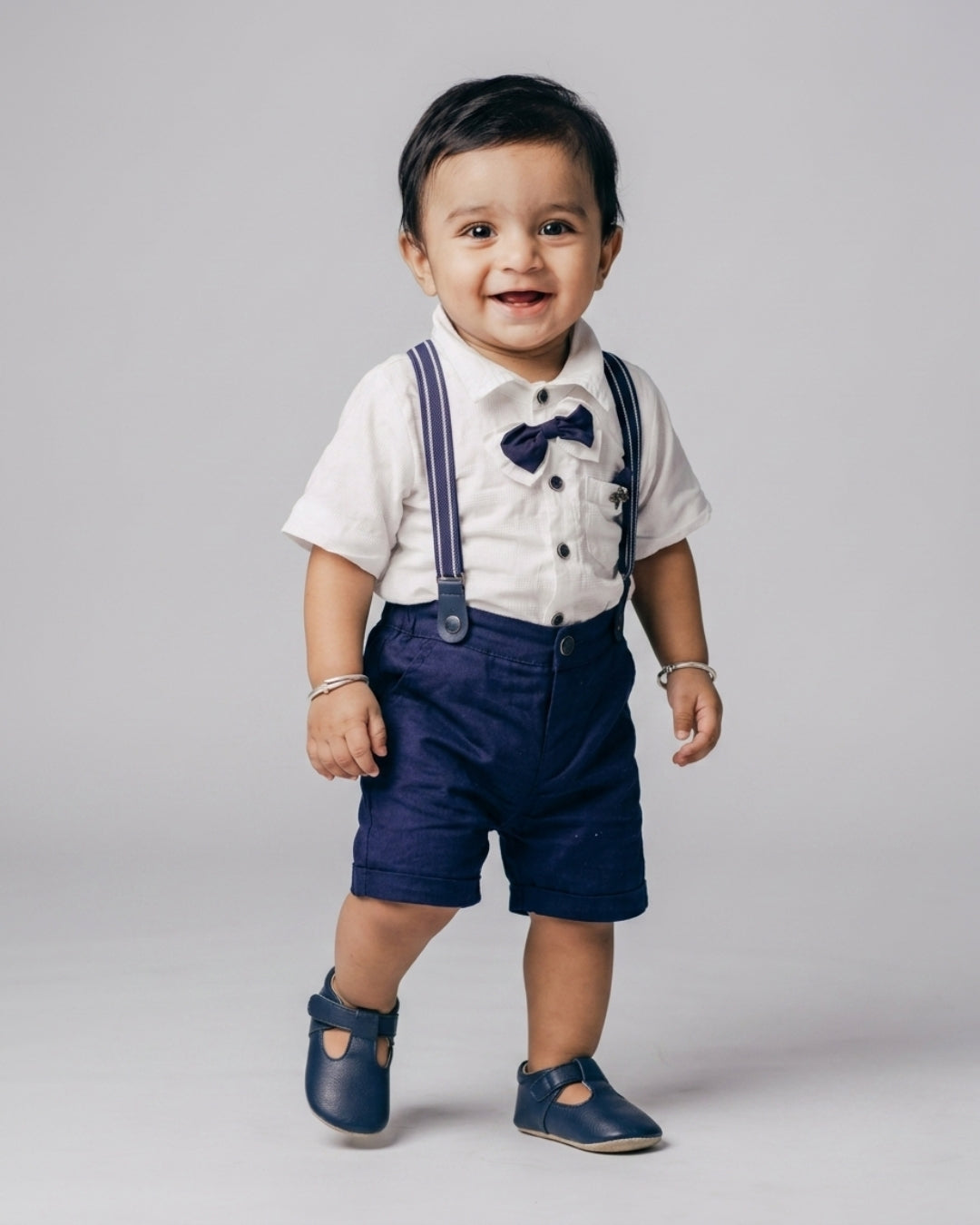 Infant Bow Tie Suspender Set