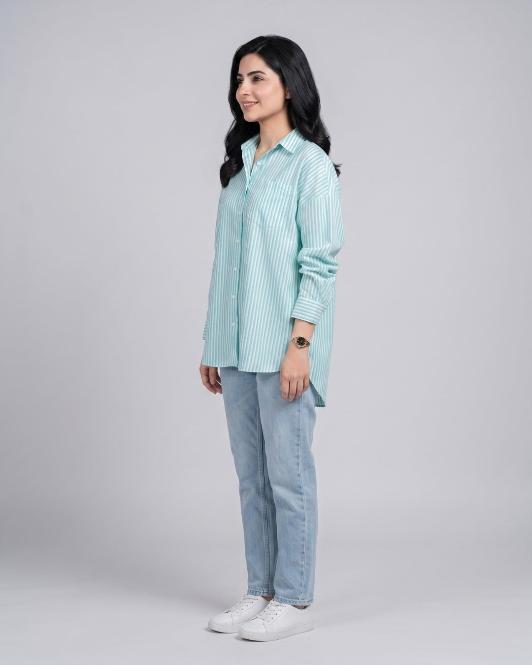 Classic Relaxed Fit Striped Shirt