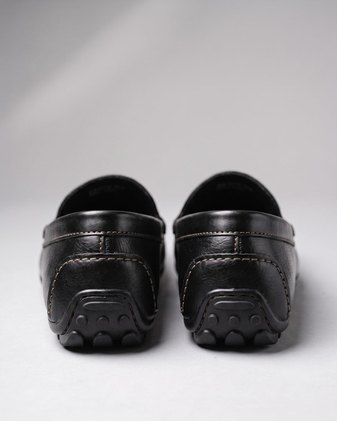 Classic Black Slip-On Moccasin