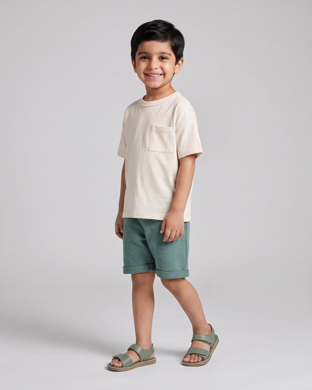 Classic Two-Tone Toddler Outfit Set