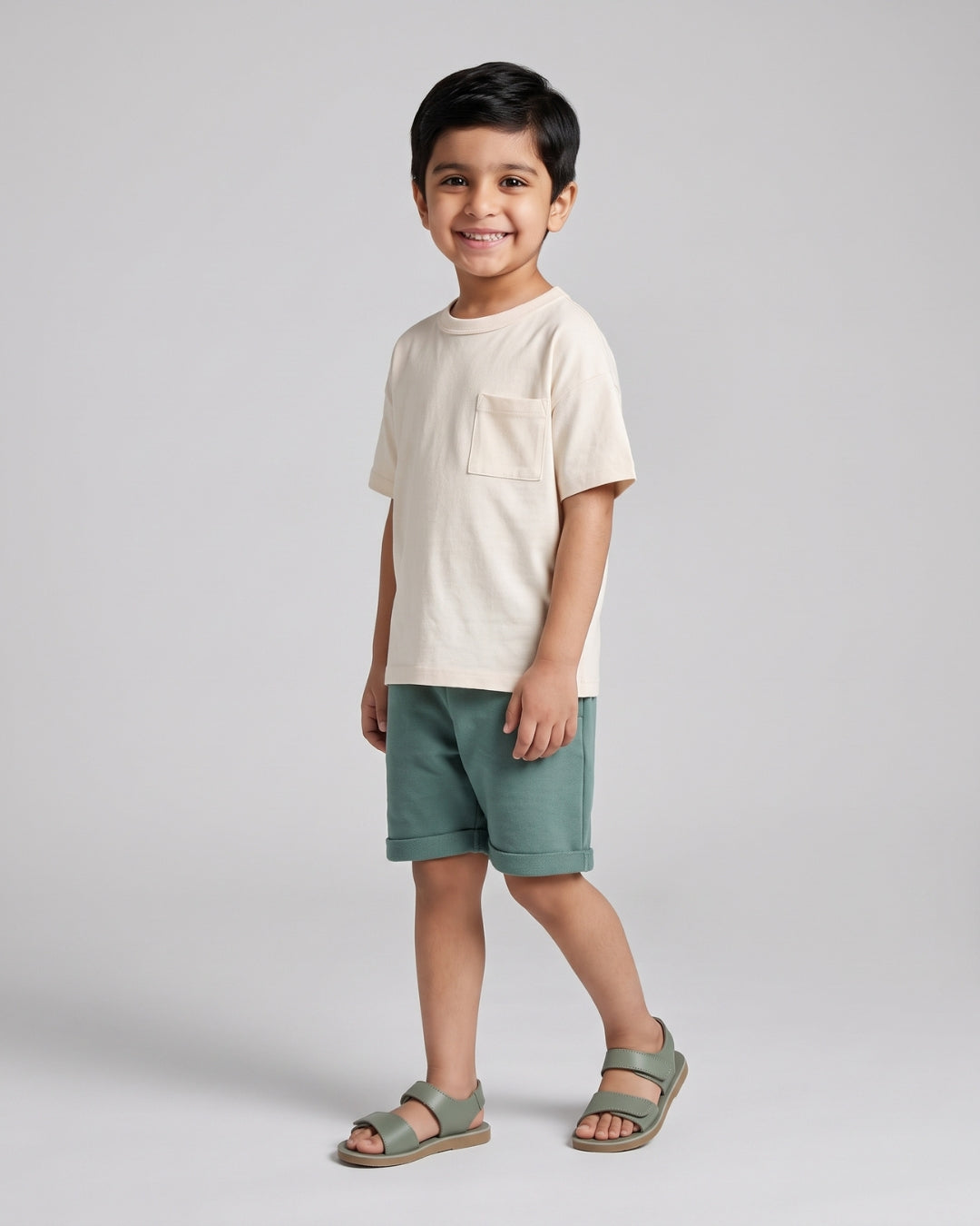 Classic Two-Tone Toddler Outfit Set