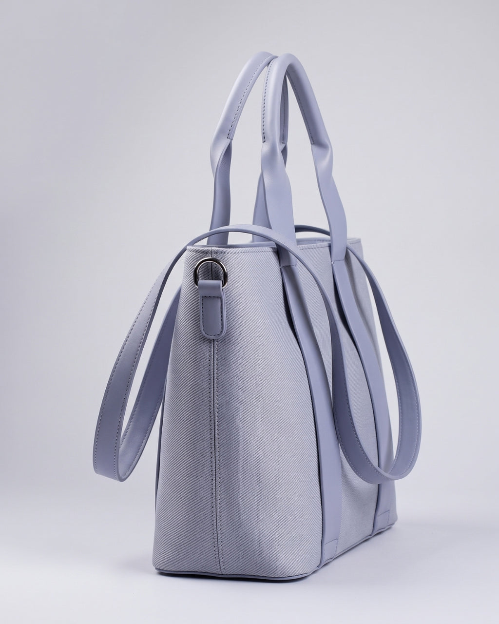 Minimalist Periwinkle Tote Bag