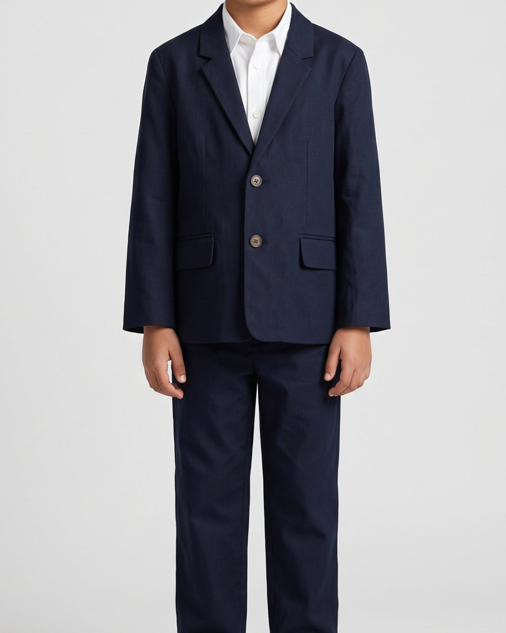 Classic Navy Three-Piece Formal Suit